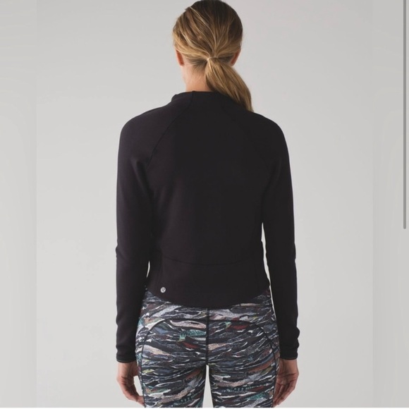 Lululemon Hill and Valley Mock Neck -Black - Picture 2 of 12